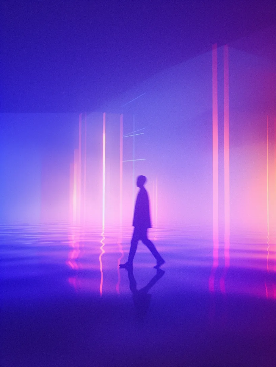 Walking silhouette I