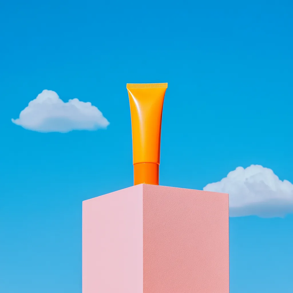 Sunscreen product shot
