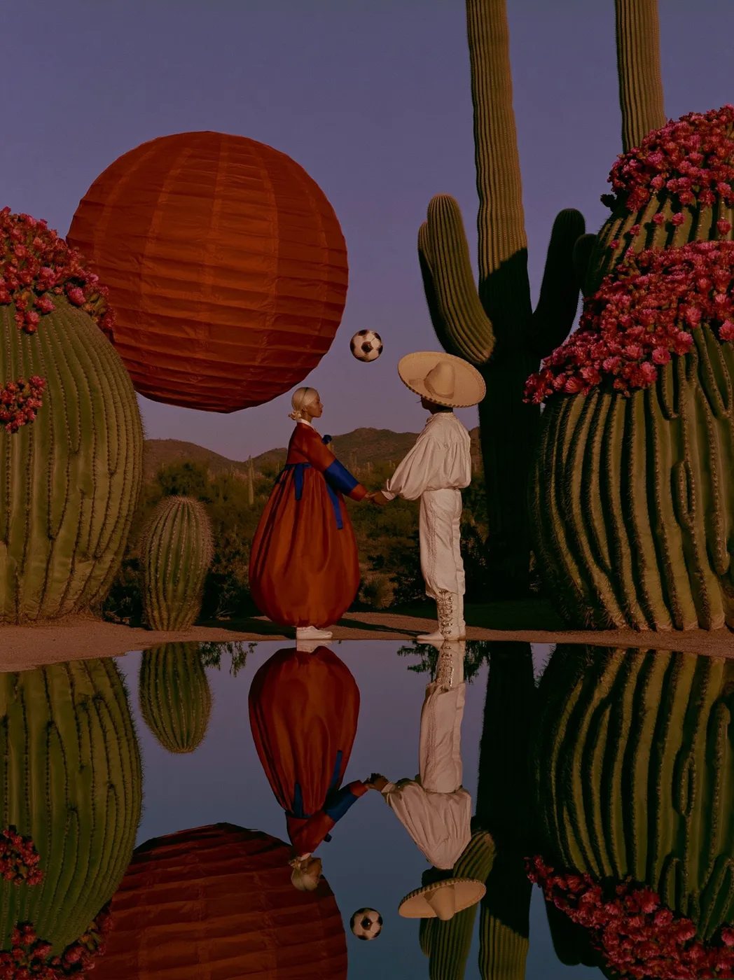 Surreal desert