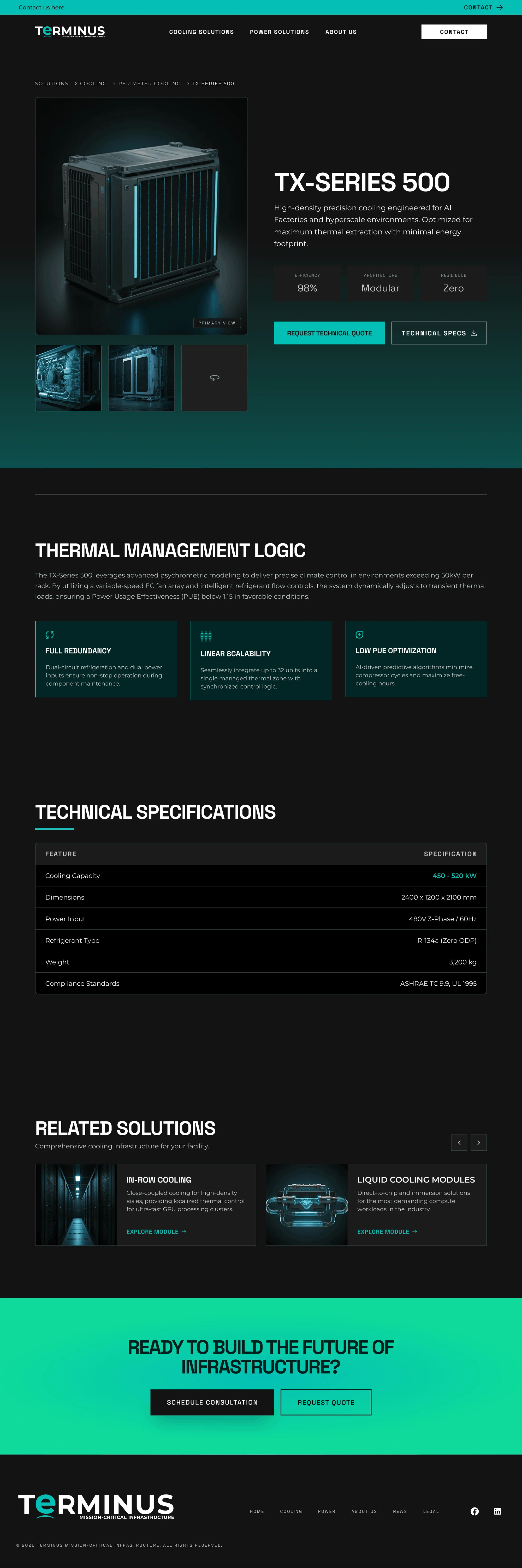 Terminus Website preview