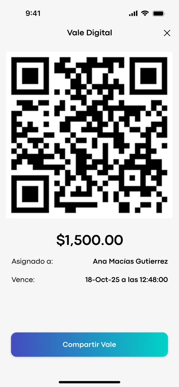 Vales Digitales, screen 3
